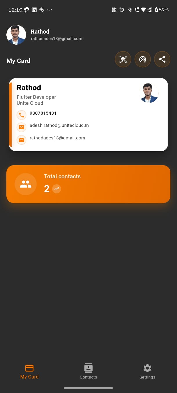 Main dashboard screenshot